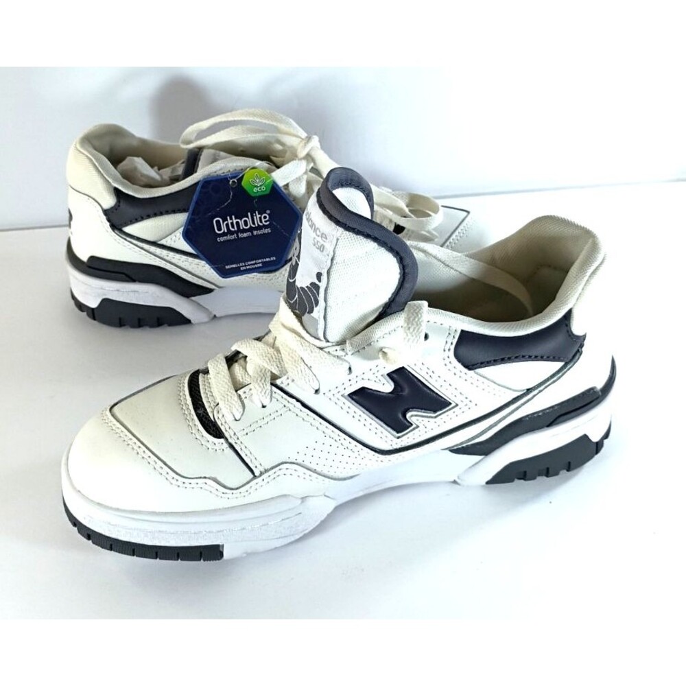 New Balance 550 Sea Salt Magnet BBW550BH Women 6.5 Wide NWT Leather Sneakers